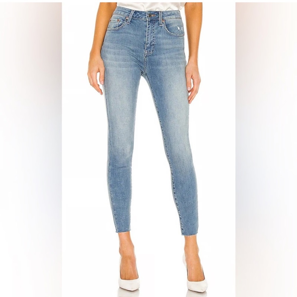 Pistola Alime High Rise Skinny jeans size 32 Inseam 28 inches raw hem